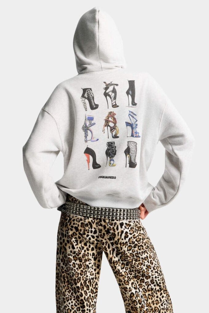 Iconique Boyfriend Fit Zipped Hoodie