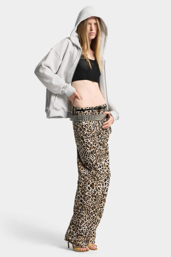 Iconique Boyfriend Fit Zipped Hoodie