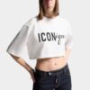 Iconique Cropped Loose Fit T-Shirt