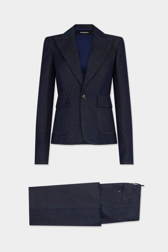 Indigo Wash Denim Suit