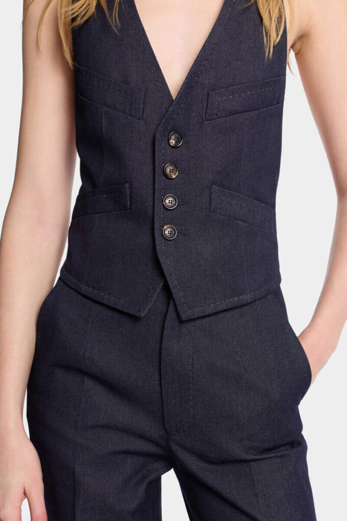 Indigo Wash Denim Suit