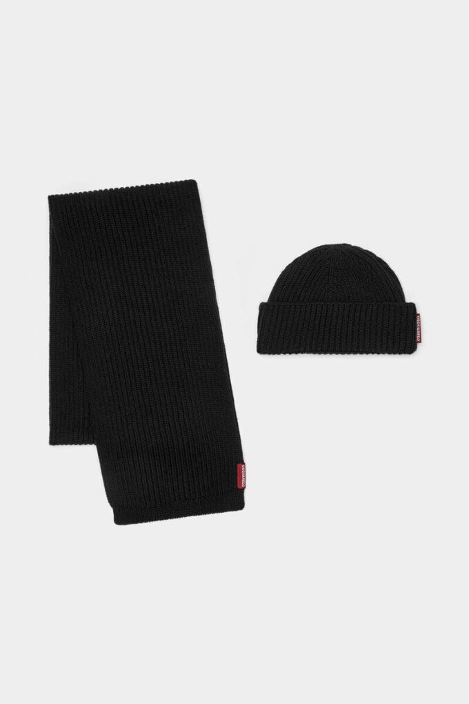 Knit Scarf Beanie Gift Box