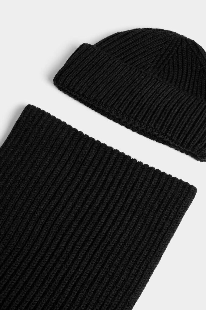 Knit Scarf Beanie Gift Box