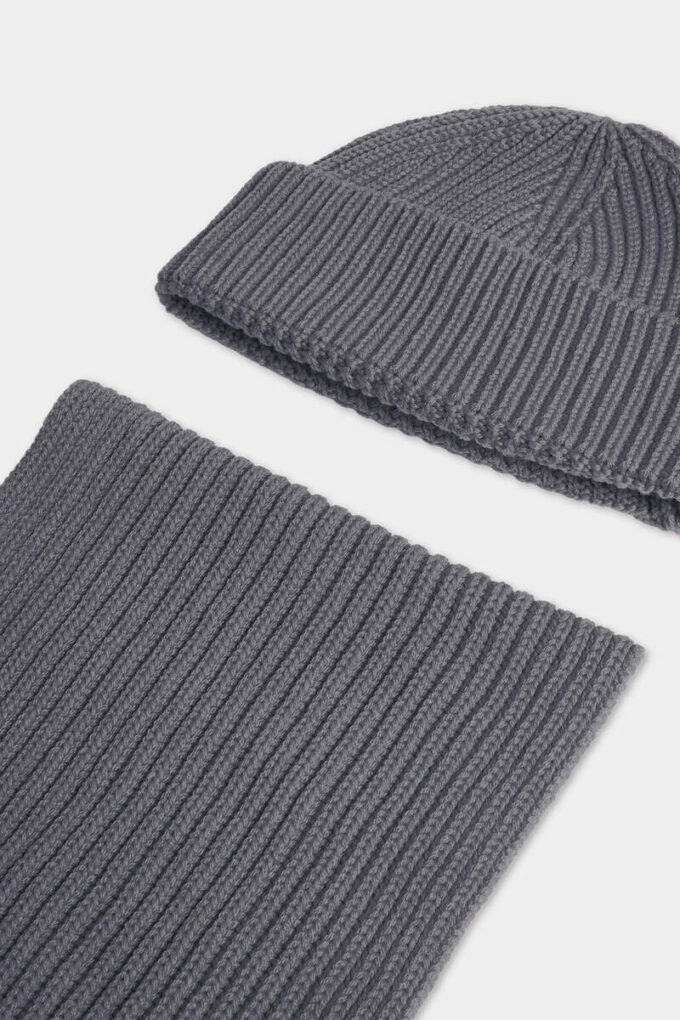 Knit Scarf Beanie Gift Box