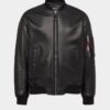Leather Bomber