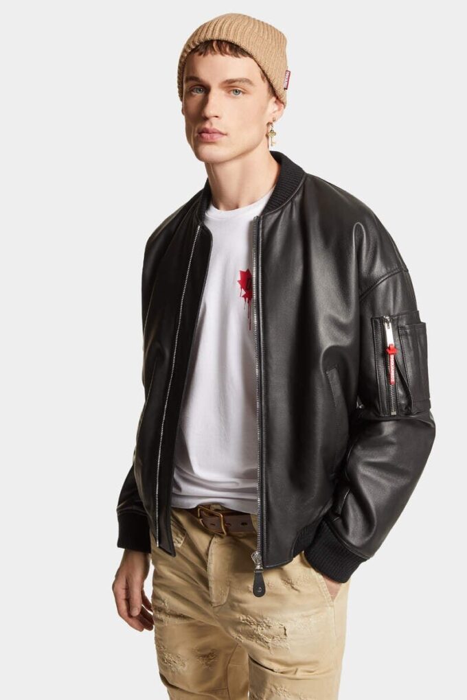 Leather Bomber