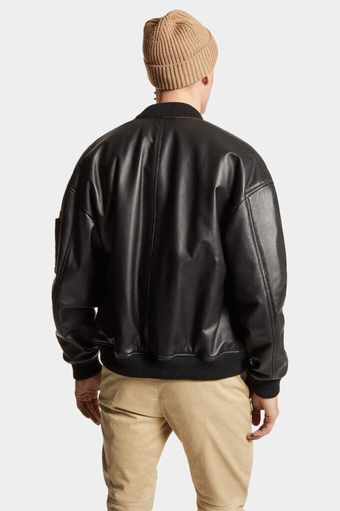 Leather Bomber