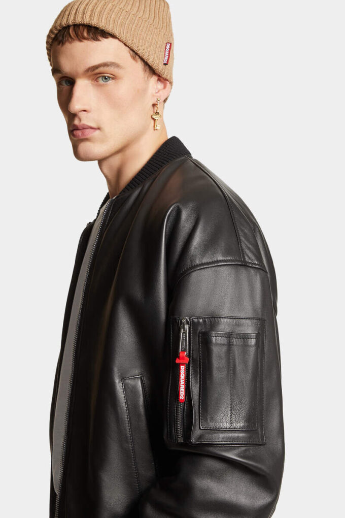 Leather Bomber