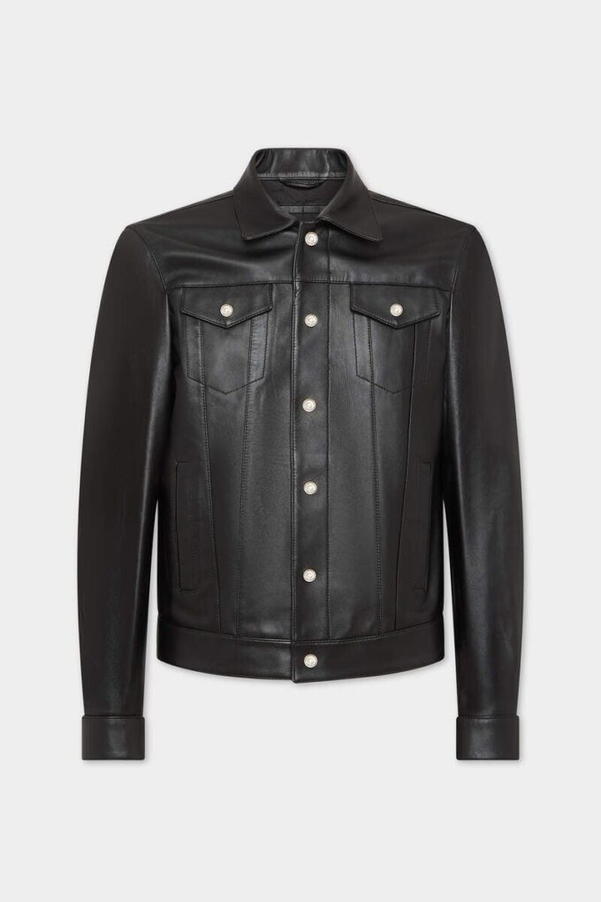 Leather Dan Jean Jacket