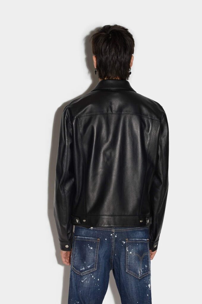 Leather Dan Jean Jacket