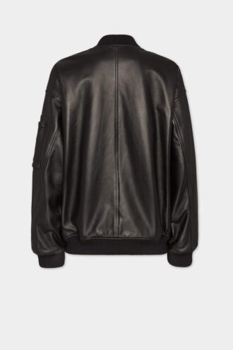 Leather Oversize Cyprus Bomber