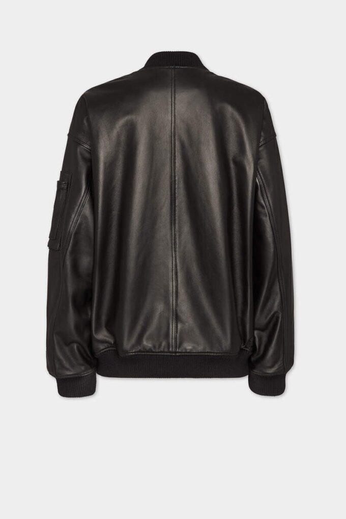 Leather Oversize Cyprus Bomber