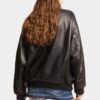 Leather Oversize Cyprus Bomber