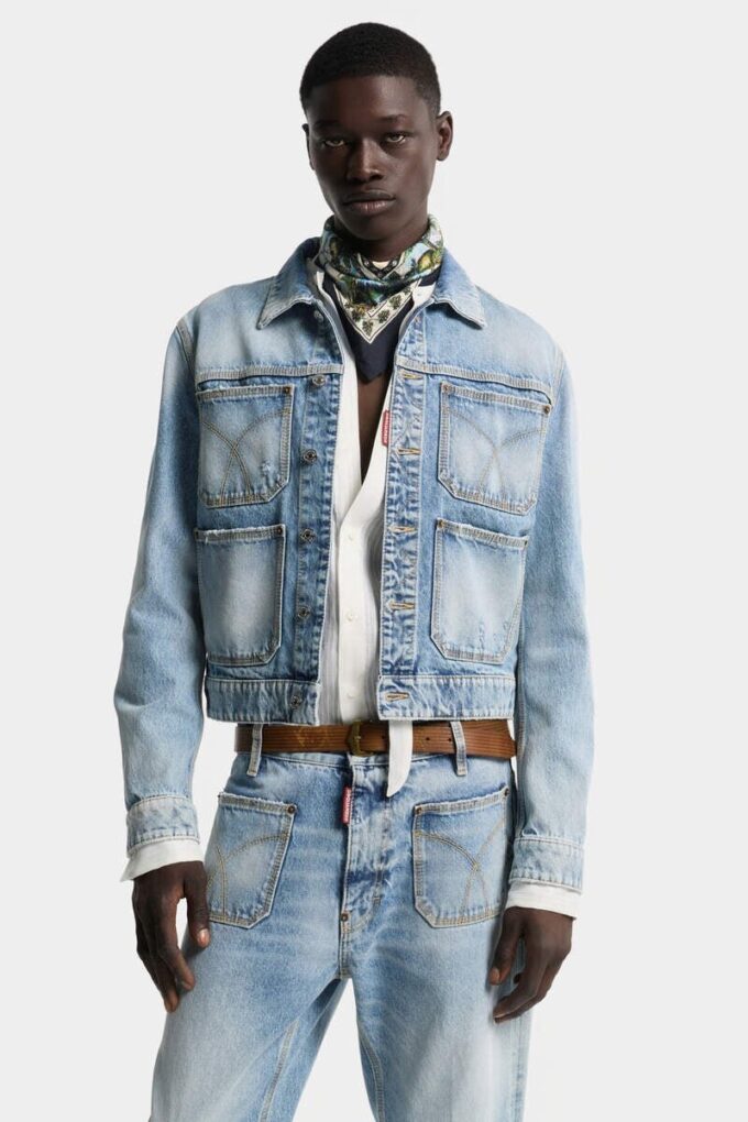 Light Diagonale Wash 70’S Jean Jacket