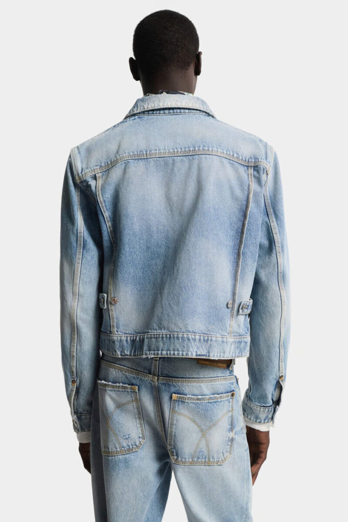 Light Diagonale Wash 70’S Jean Jacket