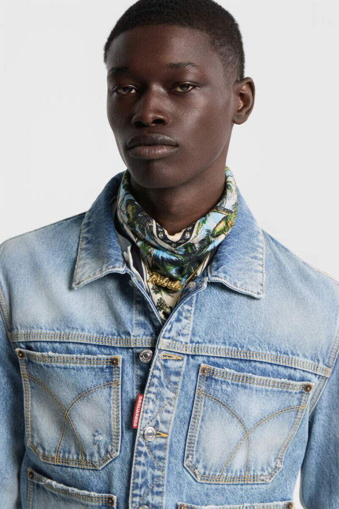 Light Diagonale Wash 70’S Jean Jacket