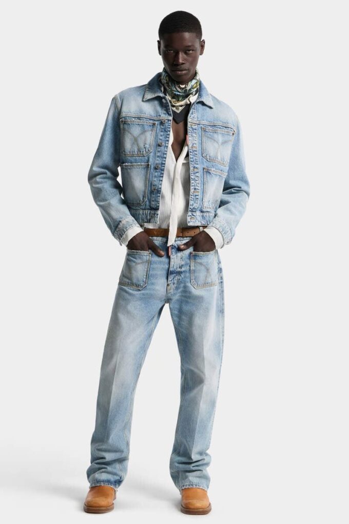 Light Diagonale Wash 70’S Jean Jacket