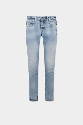 Light Diagonale Wash Skinny Jeans