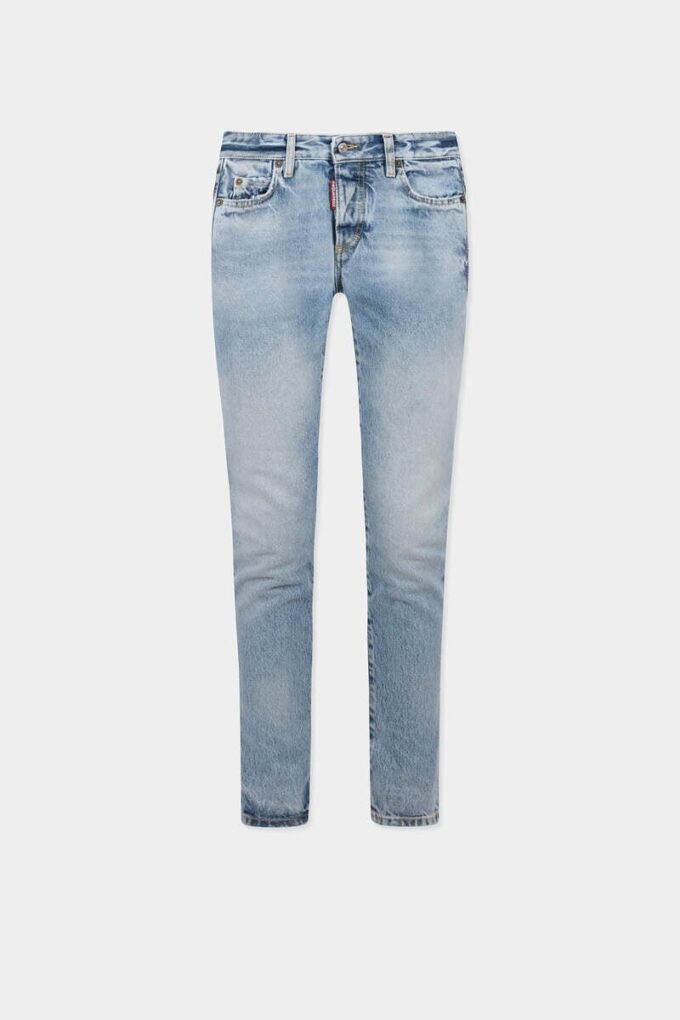 Light Diagonale Wash Skinny Jeans