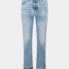 Light Diagonale Wash Teddy Jeans