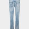 Light Diagonale Wash Teddy Jeans