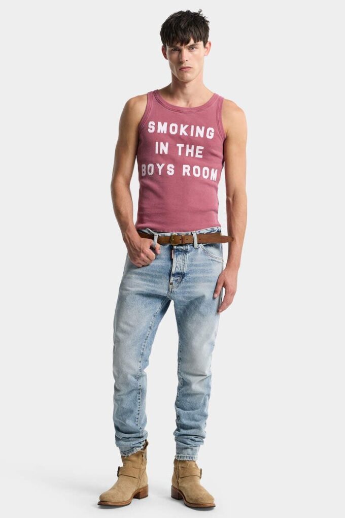 Light Diagonale Wash Teddy Jeans