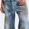Light Dirty Wash Loose Twist Jeans
