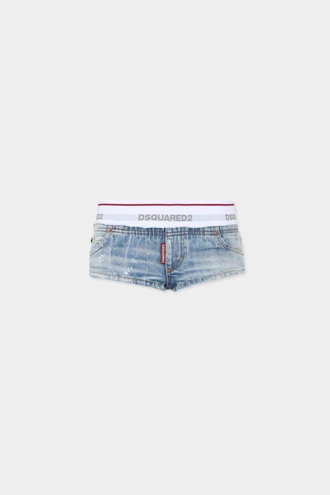 Light Undle Jean Hot Pants