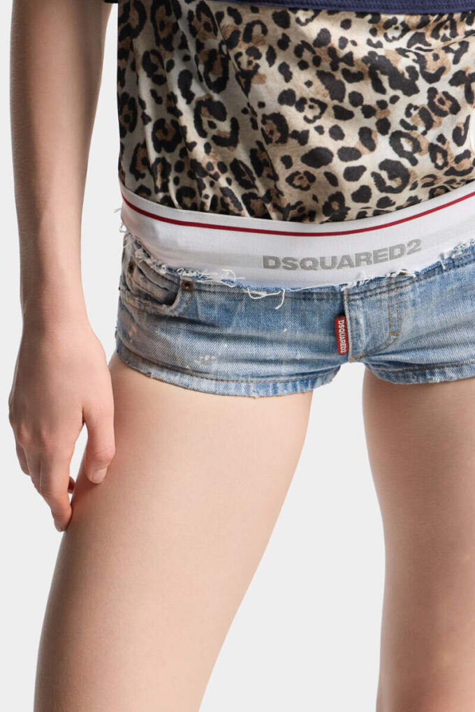 Light Undle Jean Hot Pants