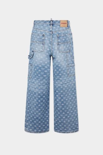 Light Wash Baggy Carpenter Jeans