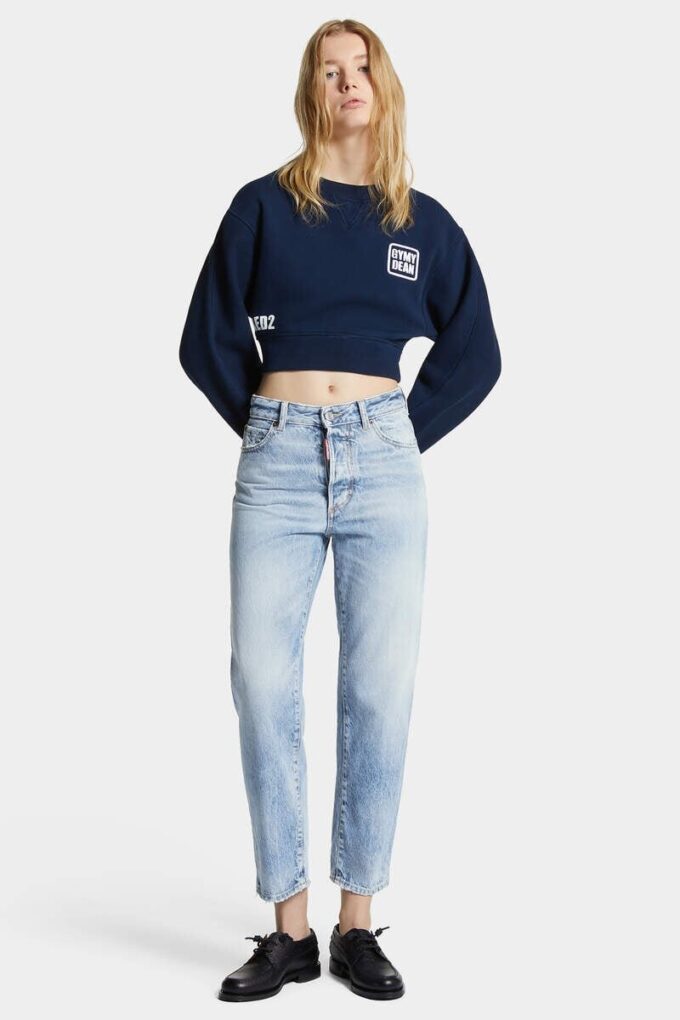 Light Wash Boston Jeans