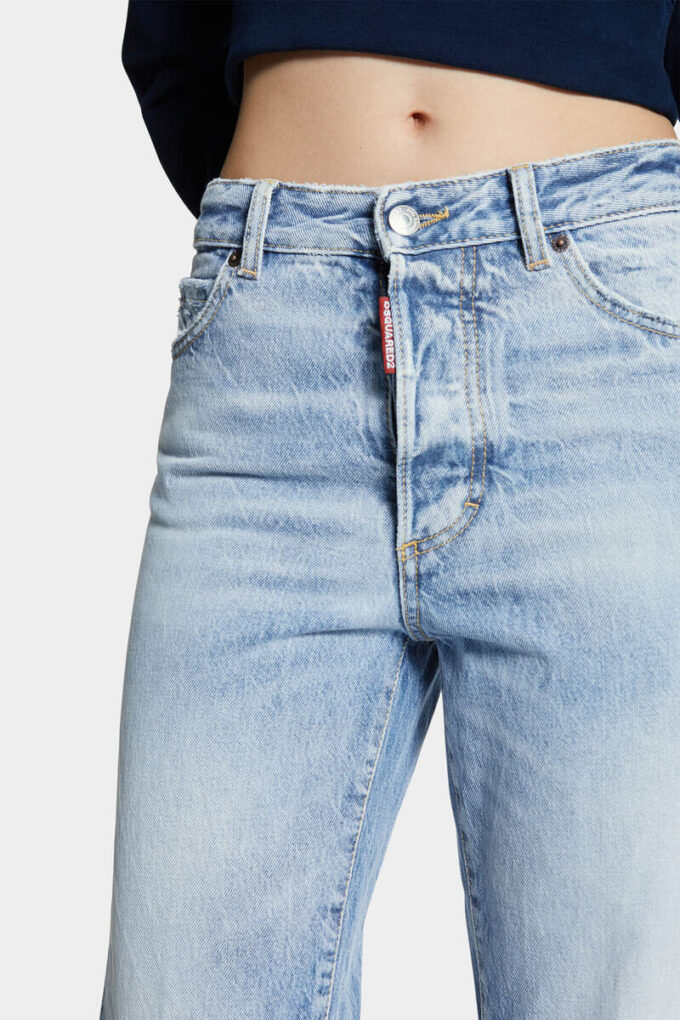 Light Wash Boston Jeans