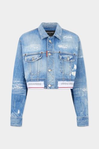 Light Wash Boxy Jean Jacket