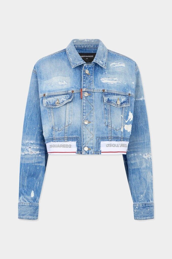 Light Wash Boxy Jean Jacket