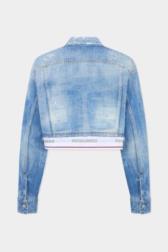 Light Wash Boxy Jean Jacket