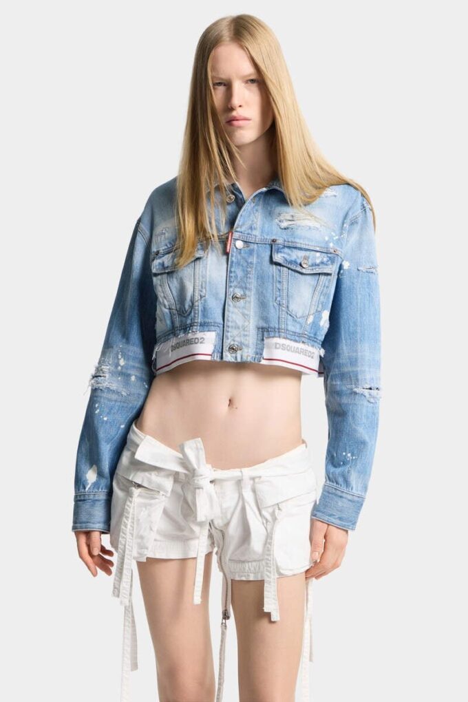 Light Wash Boxy Jean Jacket