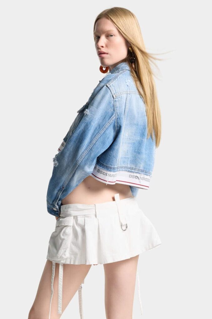 Light Wash Boxy Jean Jacket