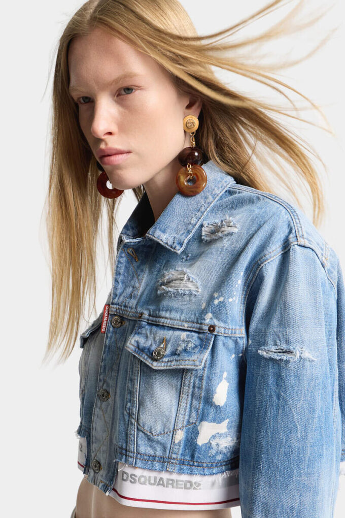 Light Wash Boxy Jean Jacket