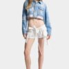 Light Wash Boxy Jean Jacket