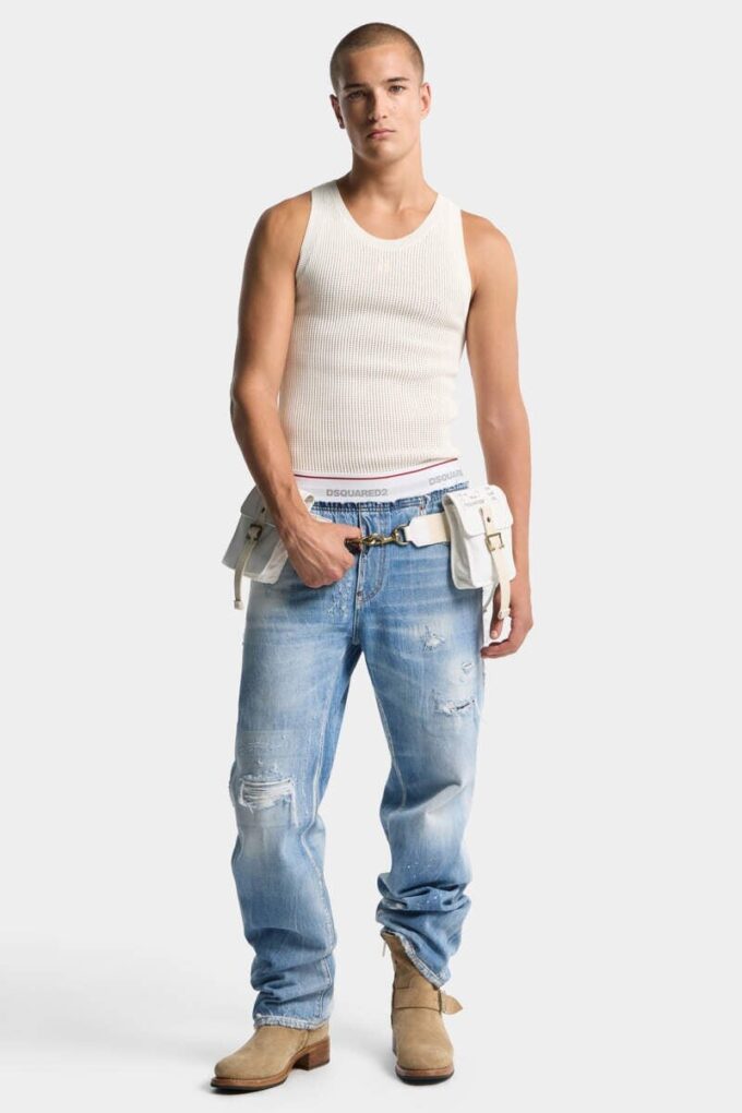 Light Wash Denim Jogger