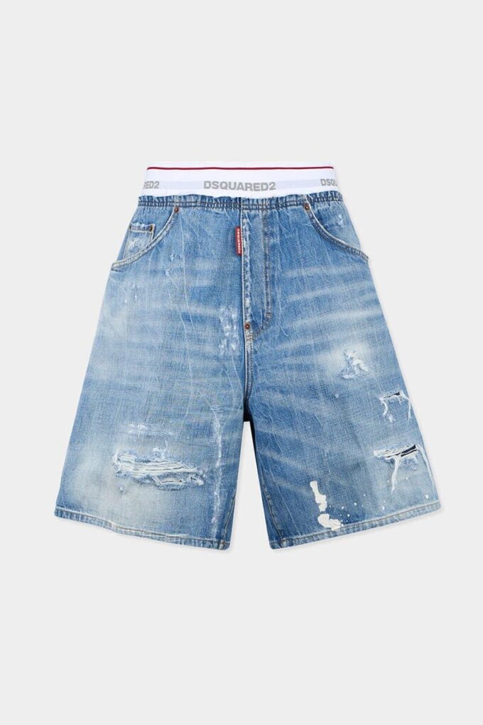Light Wash Surfer Shorts