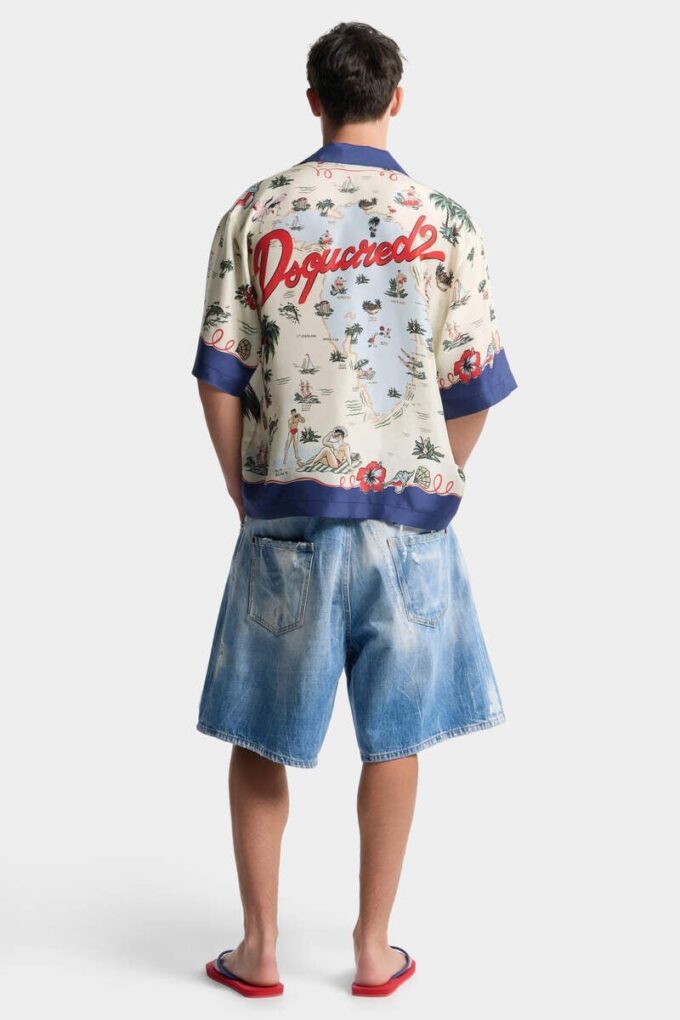 Light Wash Surfer Shorts