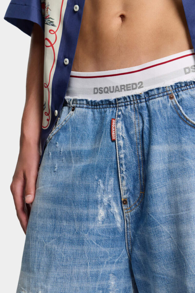 Light Wash Surfer Shorts