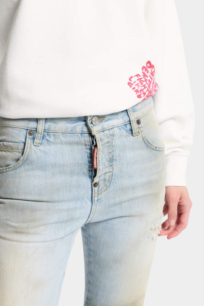 Light Wash Teddy Jeans