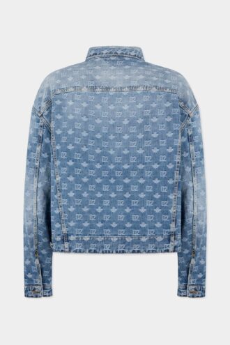 Light Wash Utility Jean Jacket