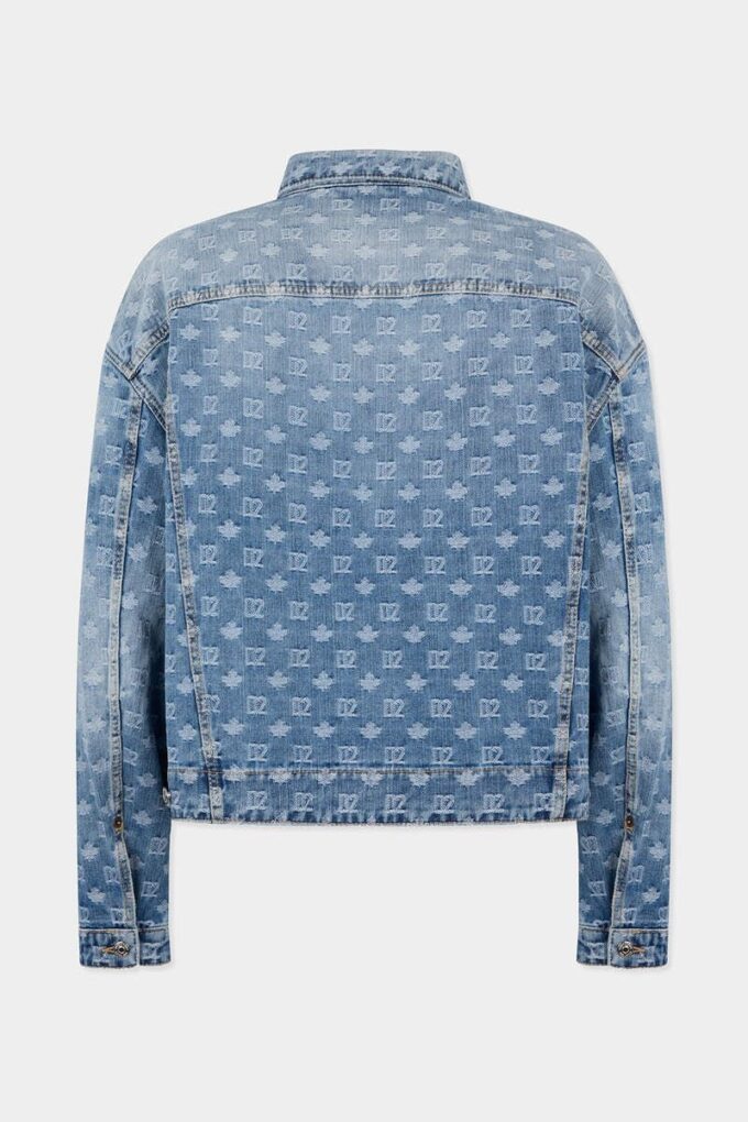 Light Wash Utility Jean Jacket