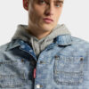 Light Wash Utility Jean Jacket