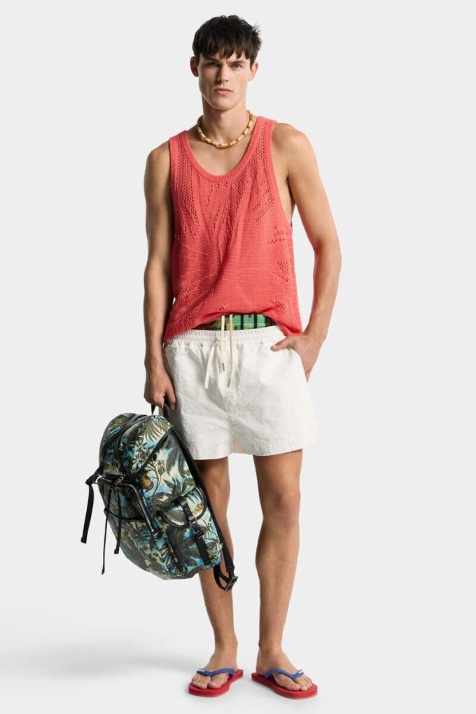 Linen Pull on Shorts