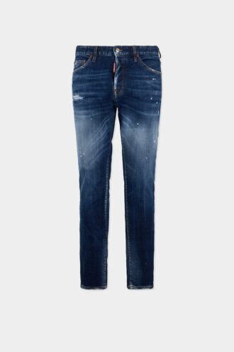 Medium Red Spot Wash Teddy Jeans