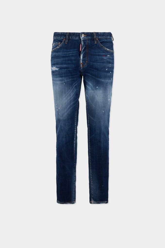 Medium Red Spot Wash Teddy Jeans